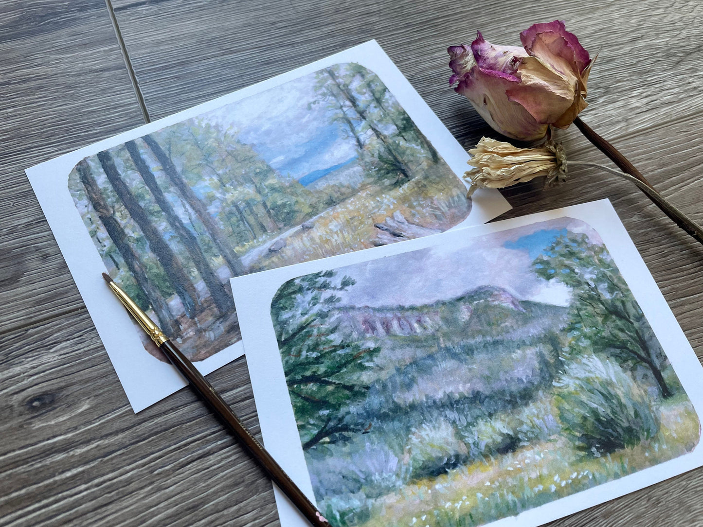 Original Art Prints Set Multiple Option Landscape Scenery Prints