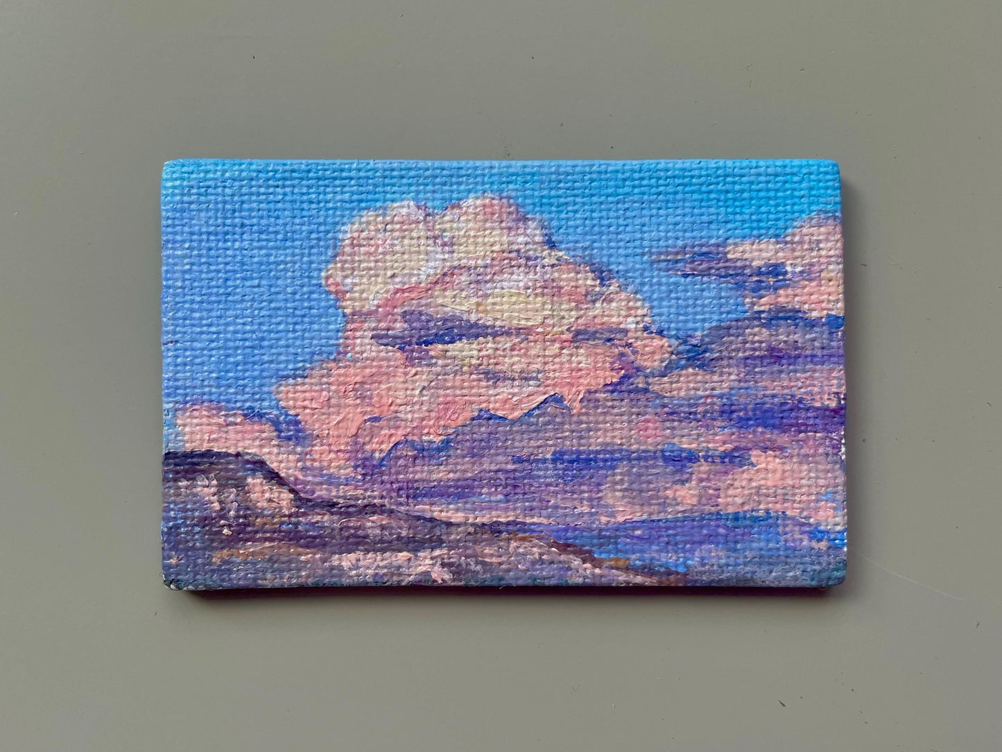 Original magnet artwork of nature scenery