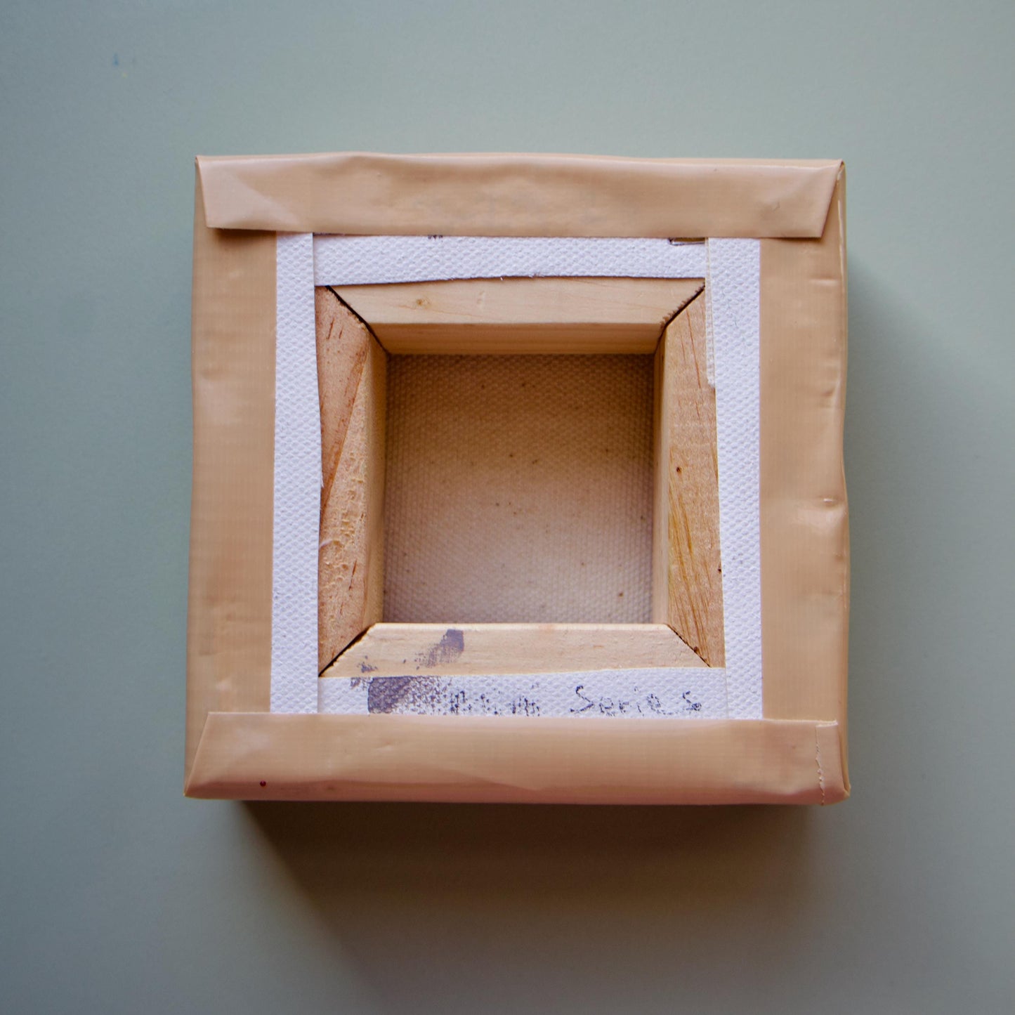 Oil painting of small fawns in grass hand painted artwork baby deer animals small painting art