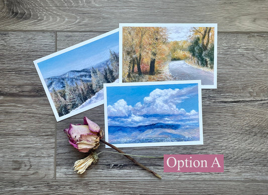 Original Art Prints Set Multiple Option Landscape Scenery Prints
