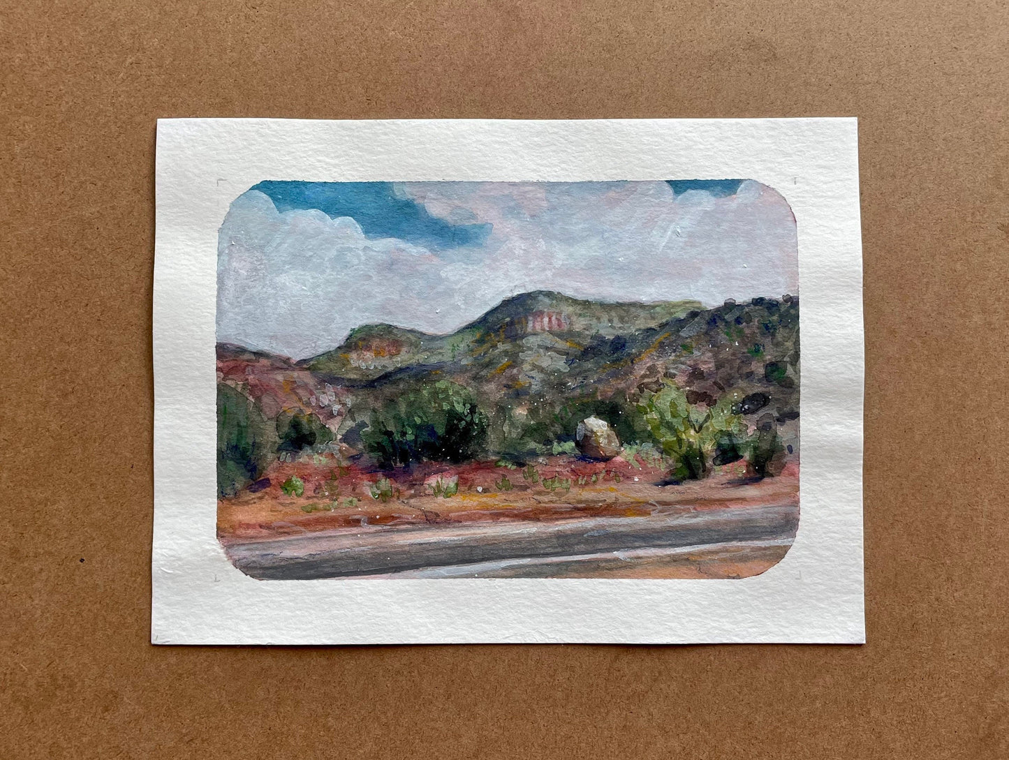 New Mexico Watercolor Artwork Handpainted Original Landscape Scenes
