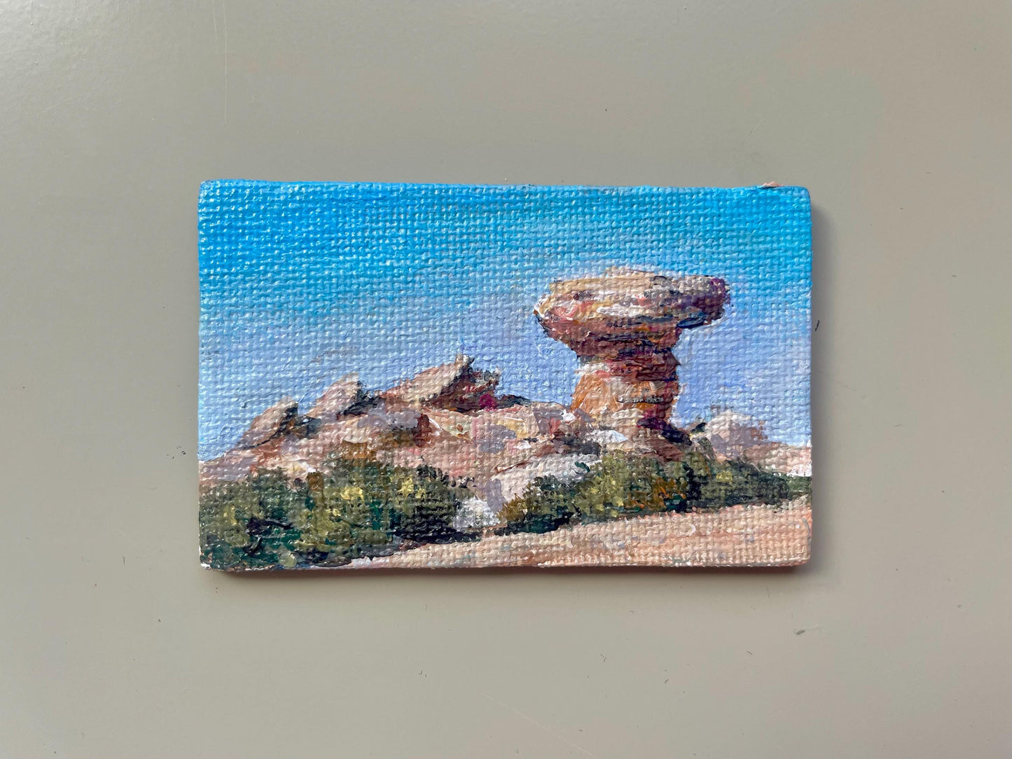 Original magnet artwork of nature scenery