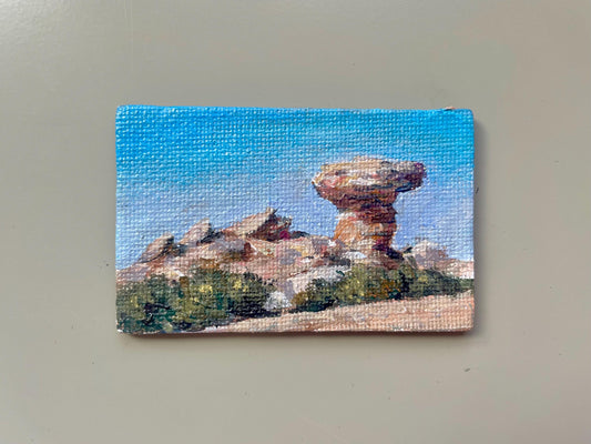 Original magnet artwork of nature scenery