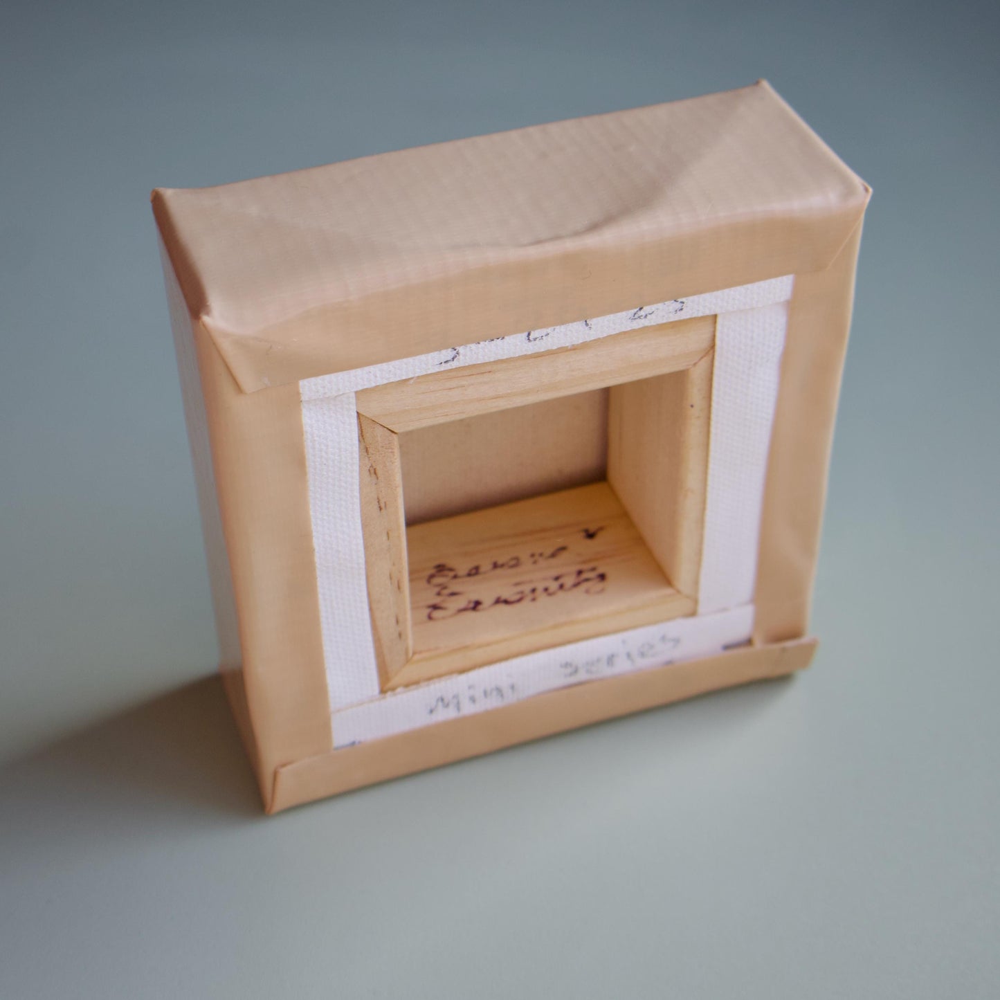 Handmade oil painting of baby horse laying in grass foal art hand painted small horse artwork