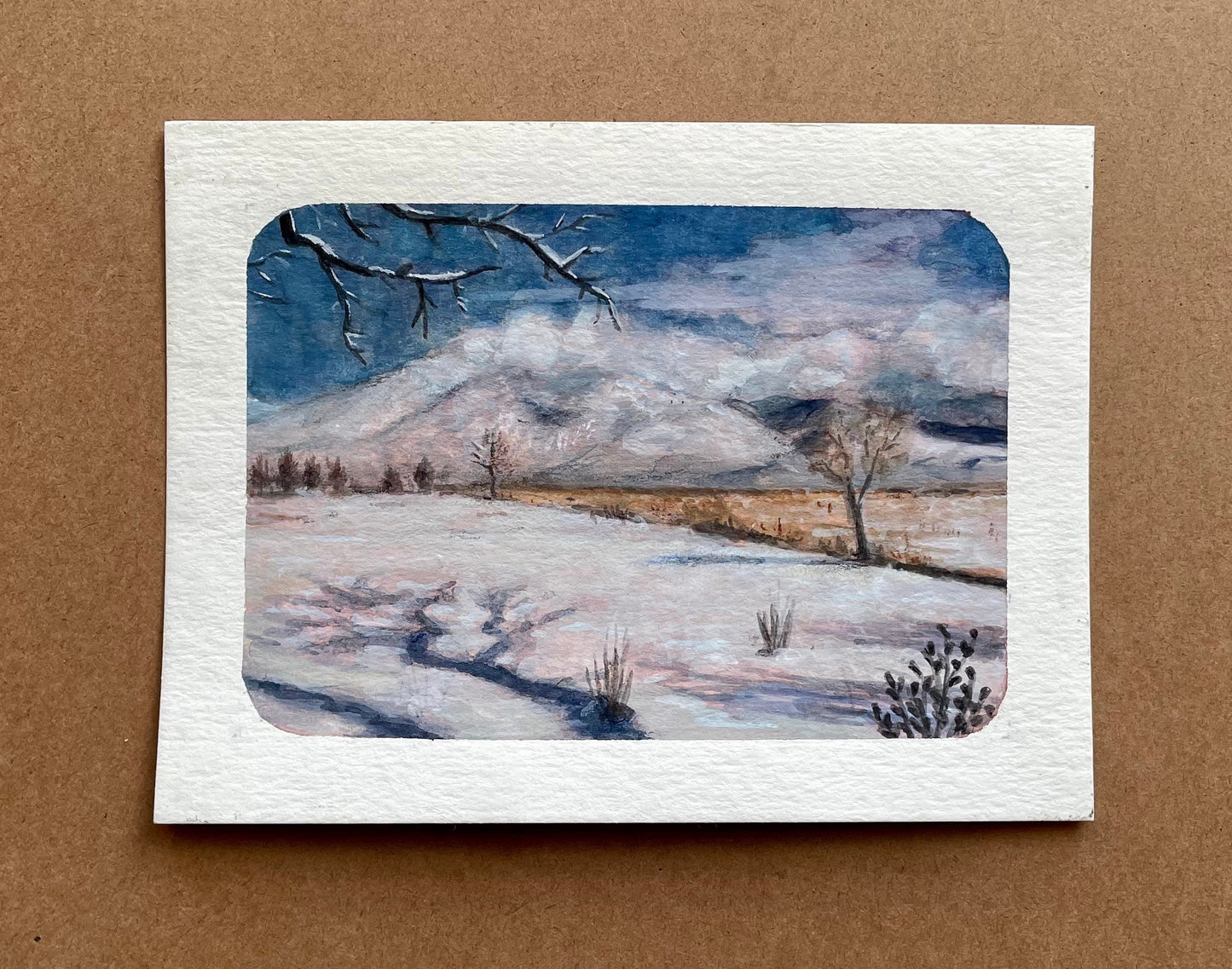 New Mexico Watercolor Artwork Handpainted Original Landscape Scenes