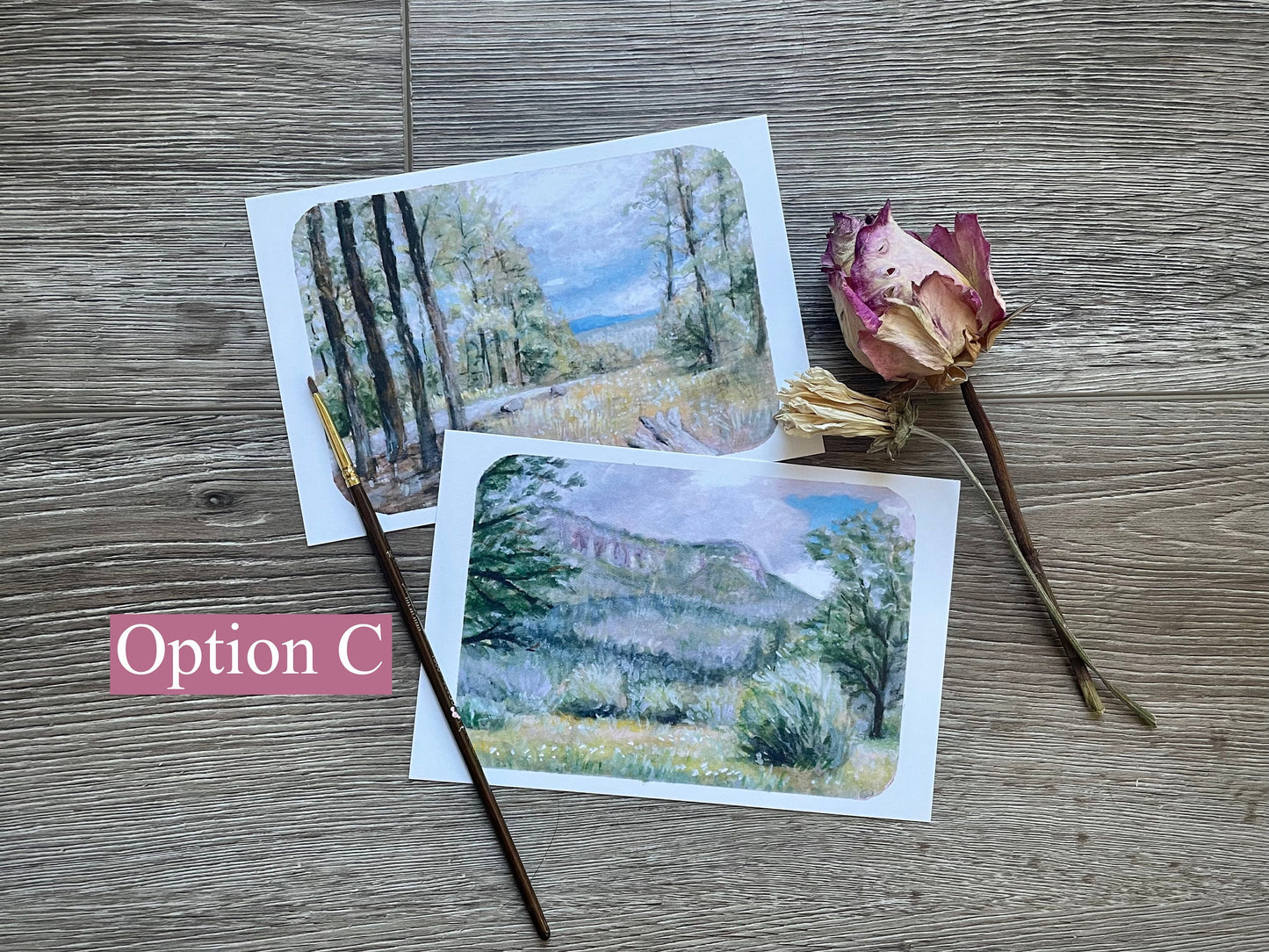 Original Art Prints Set Multiple Option Landscape Scenery Prints