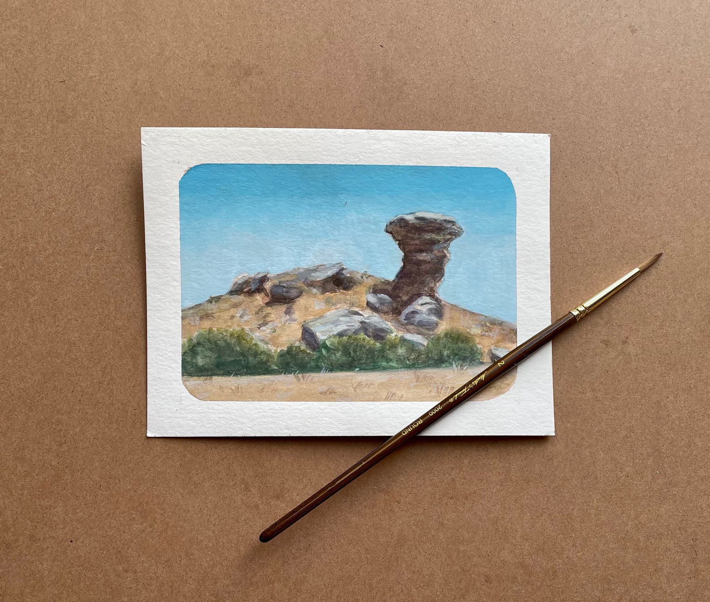 New Mexico Watercolor Artwork Handpainted Original Landscape Scenes