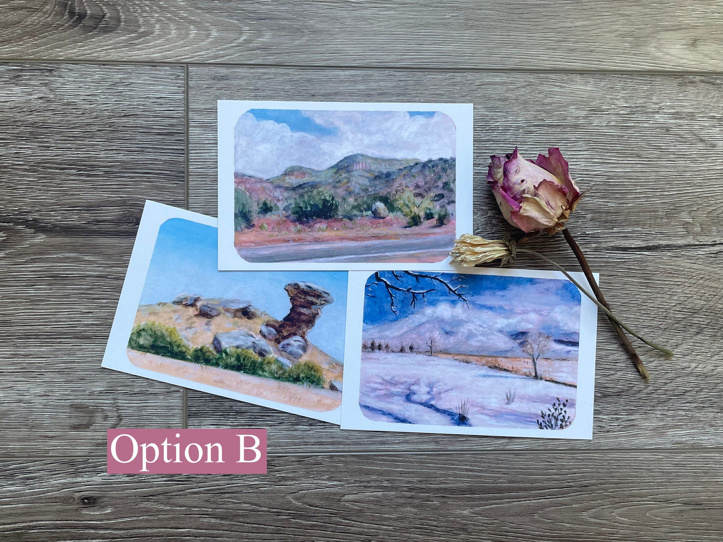Original Art Prints Set Multiple Option Landscape Scenery Prints