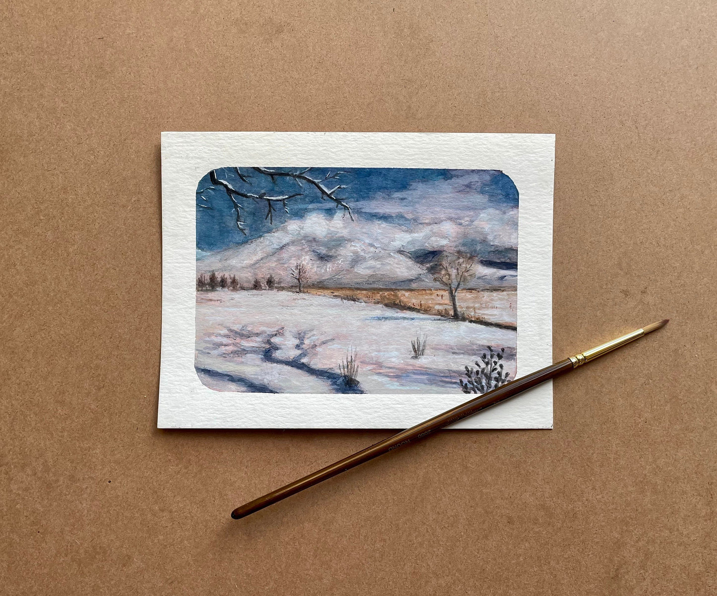 New Mexico Watercolor Artwork Handpainted Original Landscape Scenes