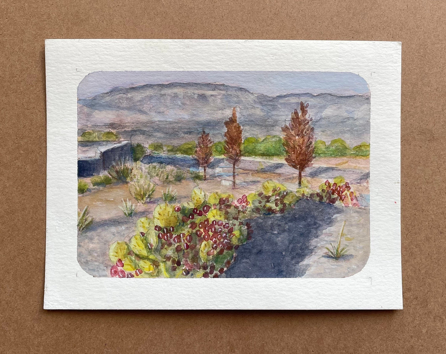 New Mexico Watercolor Artwork Handpainted Original Landscape Scenes