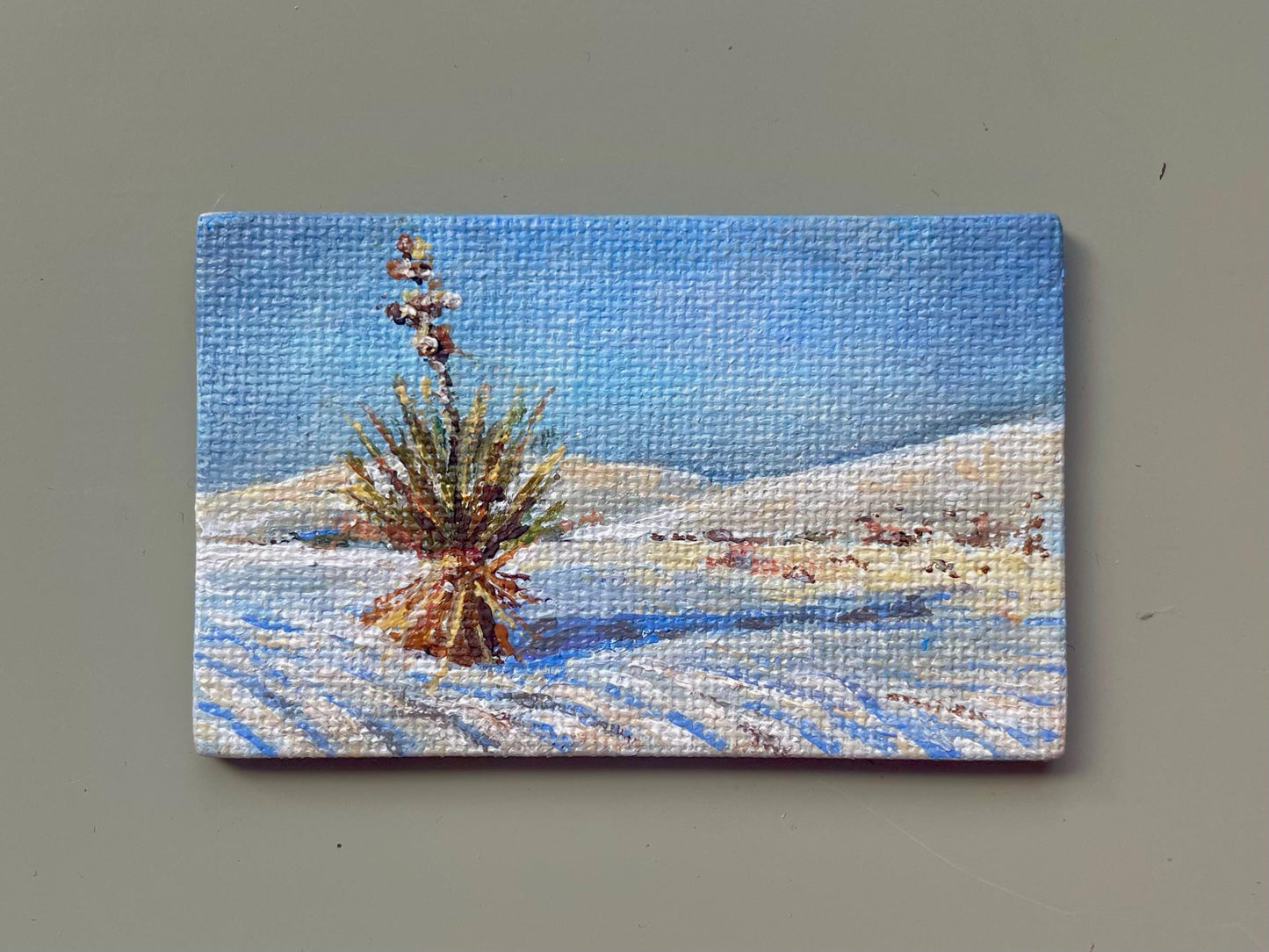 Original magnet artwork of nature scenery