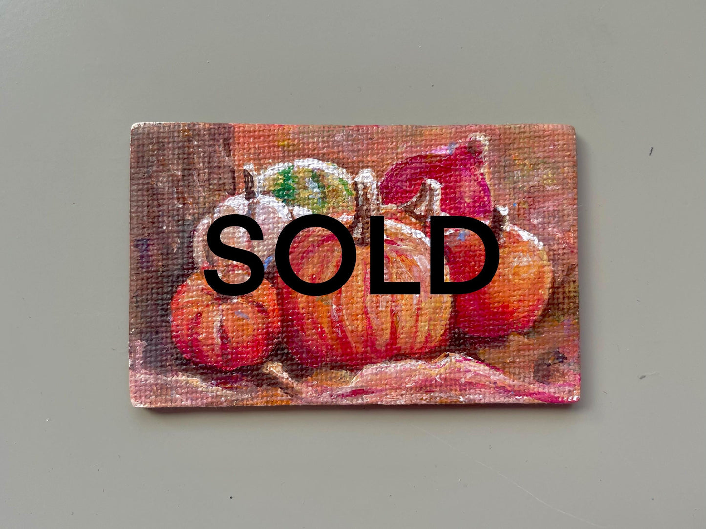 Original magnet artwork of nature scenery