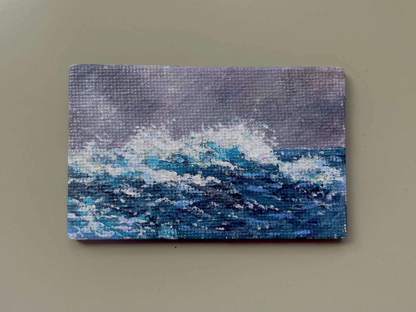 Original magnet artwork of nature scenery